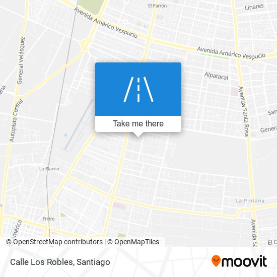 Calle Los Robles map