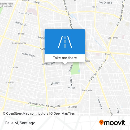 Calle M map