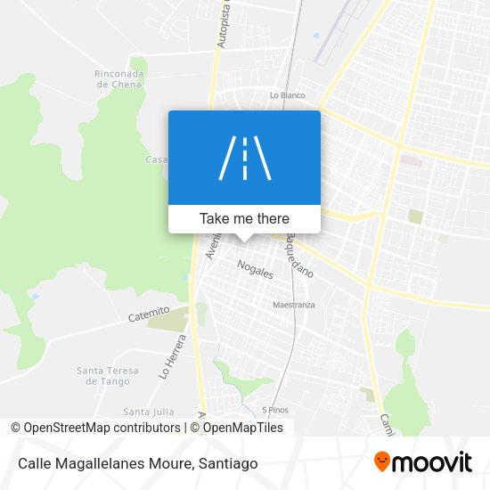 Calle Magallelanes Moure map