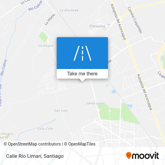 Calle Río Limarí map