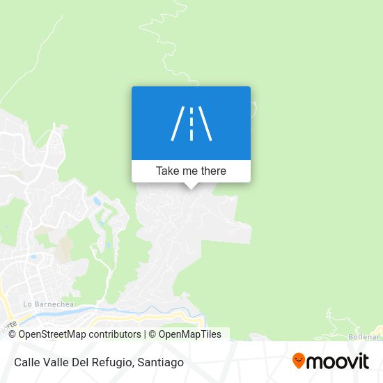 Calle Valle Del Refugio map