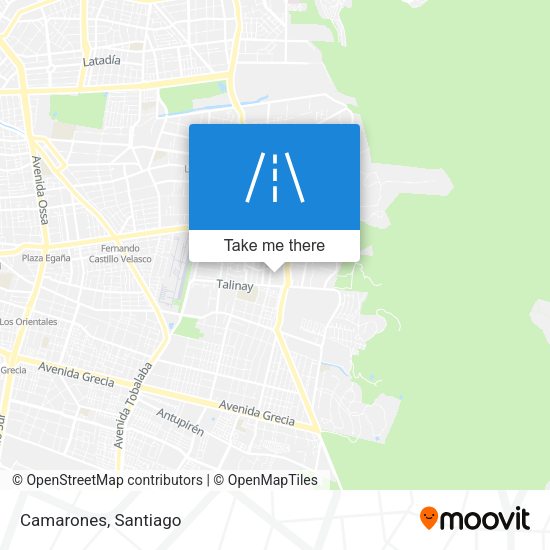 Mapa de Camarones