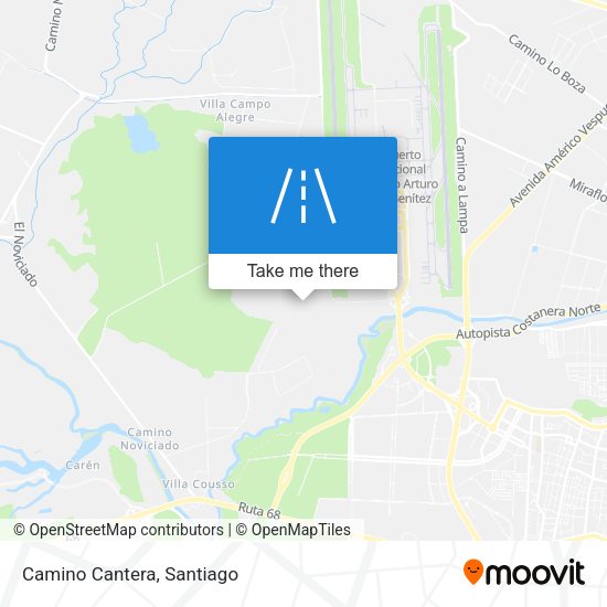Mapa de Camino Cantera