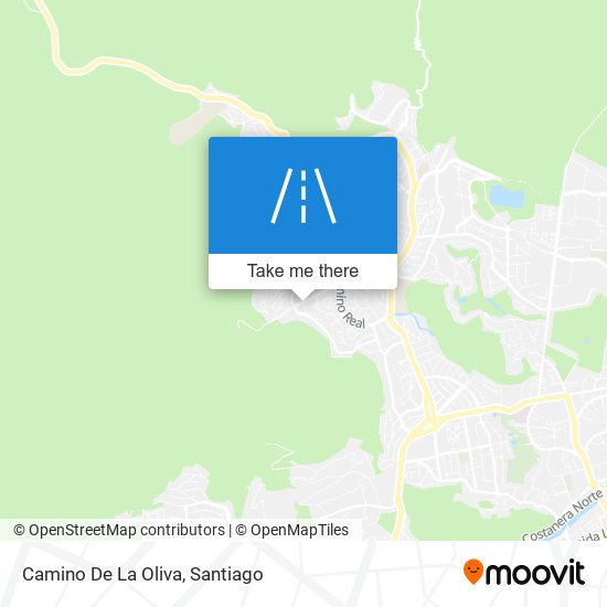 Camino De La Oliva map