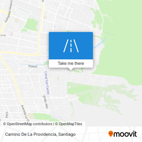 Camino De La Providencia map