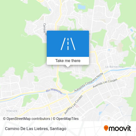 Mapa de Camino De Las Liebres