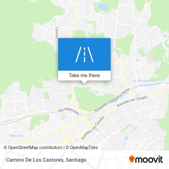 Mapa de Camino De Los Castores