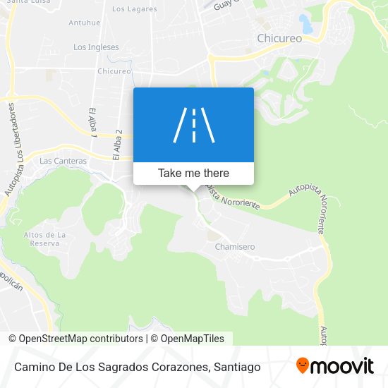 Mapa de Camino De Los Sagrados Corazones
