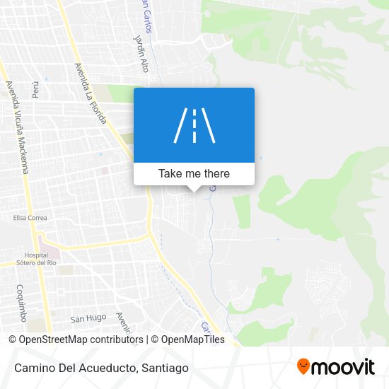 Mapa de Camino Del Acueducto