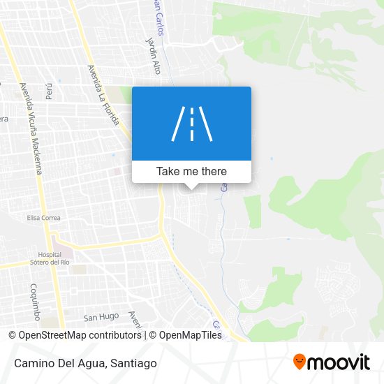 Mapa de Camino Del Agua