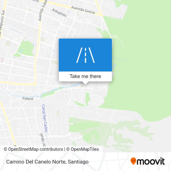Mapa de Camino Del Canelo Norte