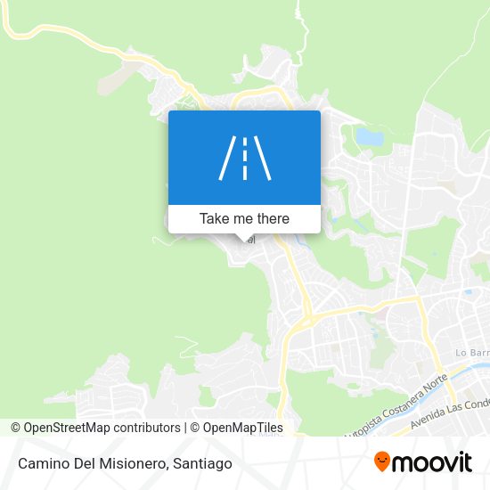 Mapa de Camino Del Misionero