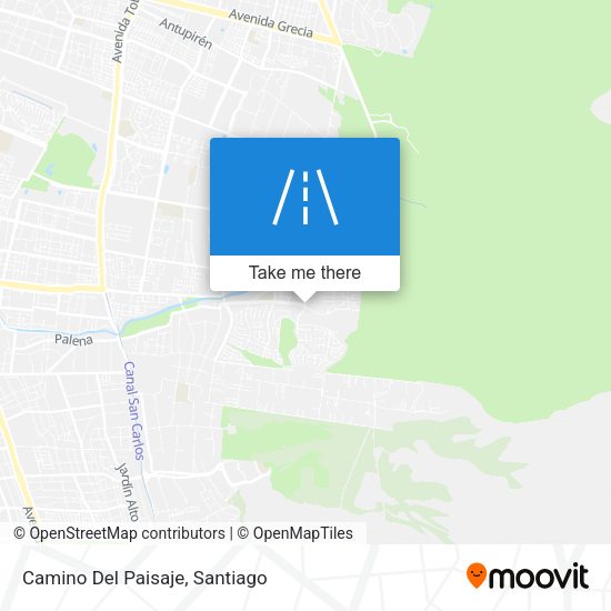 Mapa de Camino Del Paisaje