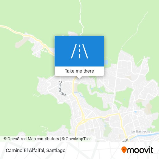 Camino El Alfalfal map