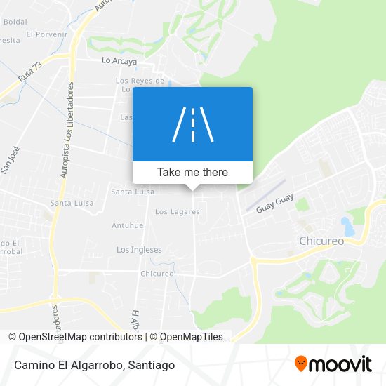 Mapa de Camino El Algarrobo