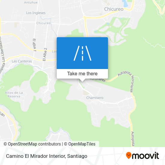 Camino El Mirador Interior map