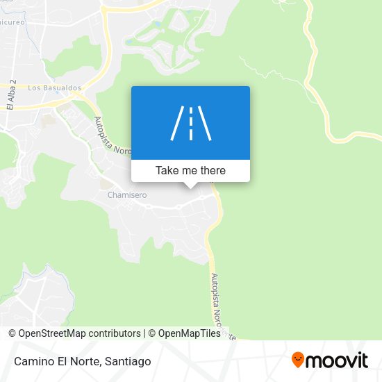 Mapa de Camino El Norte