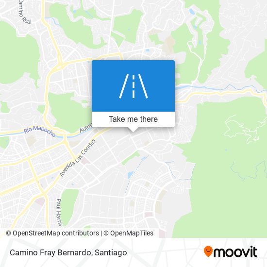 Camino Fray Bernardo map