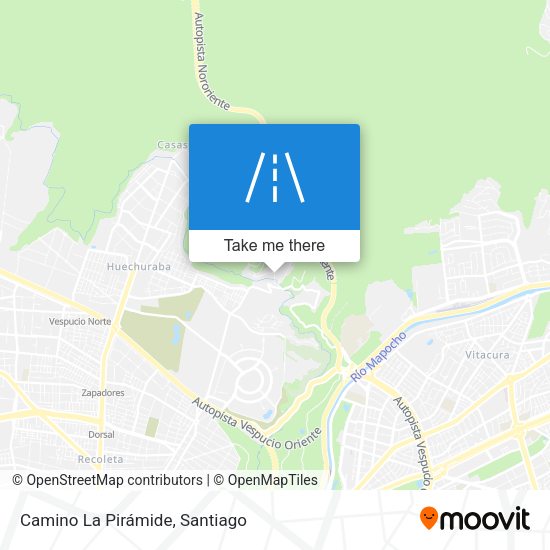 Mapa de Camino La Pirámide