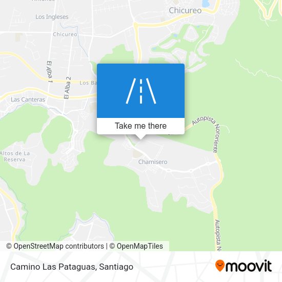 Mapa de Camino Las Pataguas