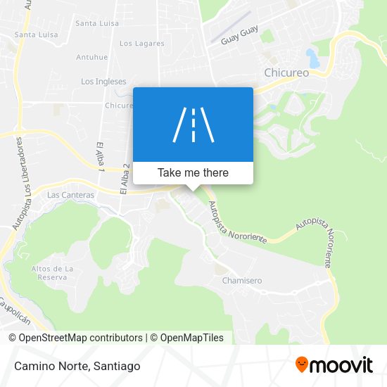 Mapa de Camino Norte