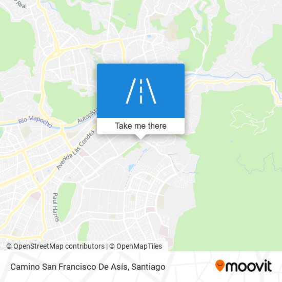 Camino San Francisco De Asís map