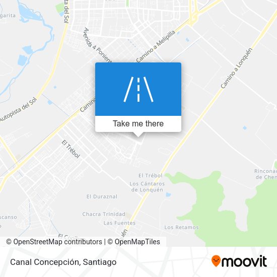 Canal Concepción map