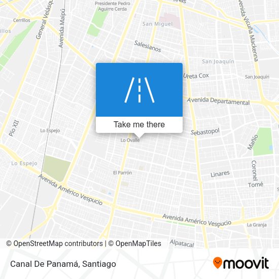 Mapa de Canal De Panamá