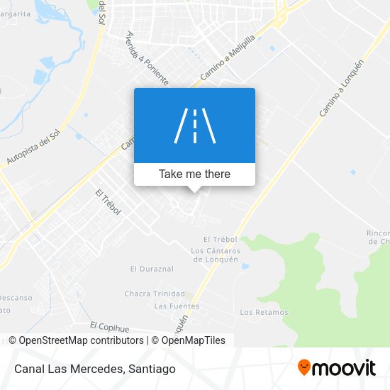 Mapa de Canal Las Mercedes