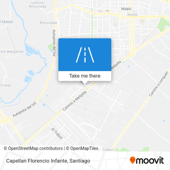 Capellan Florencio Infante map