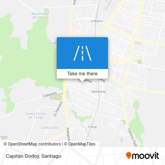 Mapa de Capitán Godoy