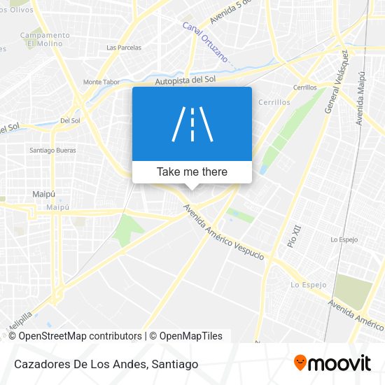 Mapa de Cazadores De Los Andes