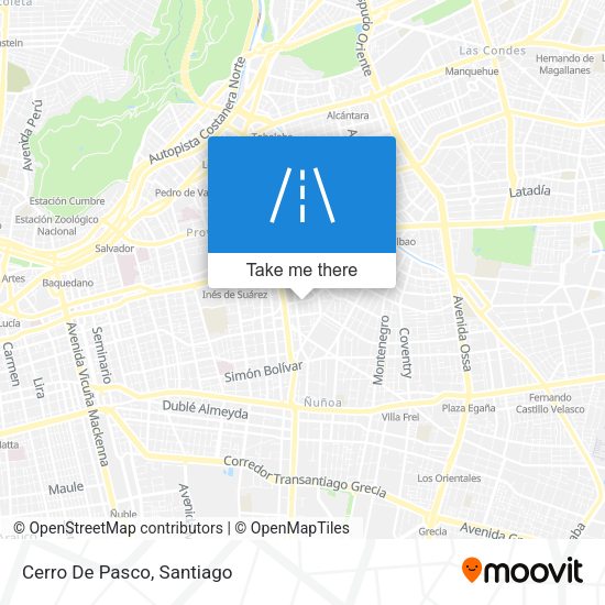 Mapa de Cerro De Pasco