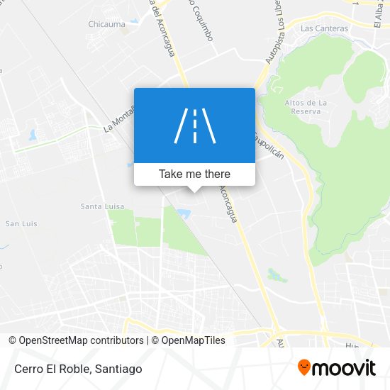 Mapa de Cerro El Roble