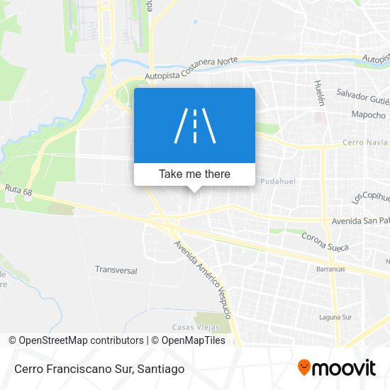 Cerro Franciscano Sur map