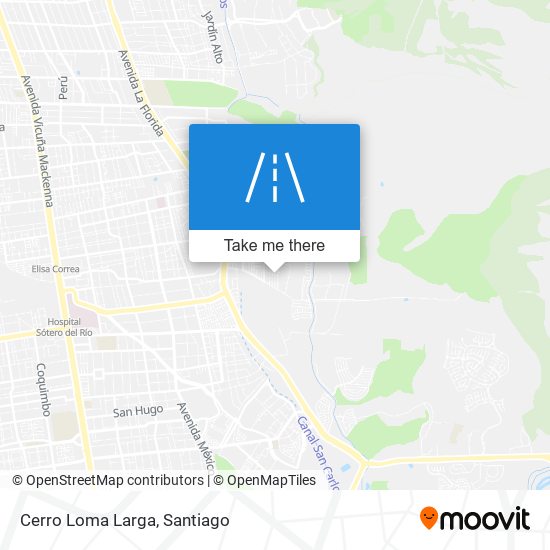 Cerro Loma Larga map
