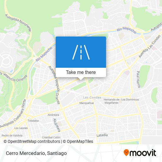 Mapa de Cerro Mercedario