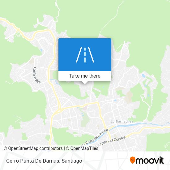 Mapa de Cerro Punta De Damas