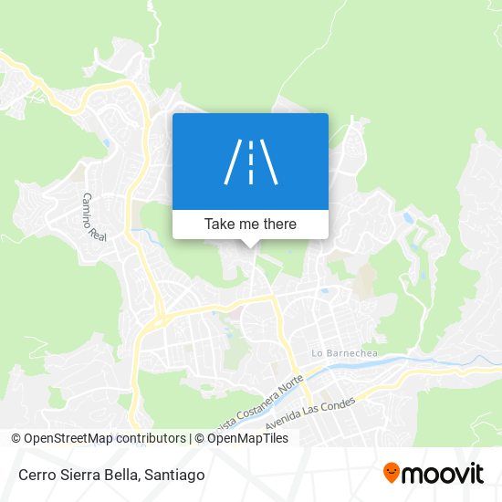 Mapa de Cerro Sierra Bella