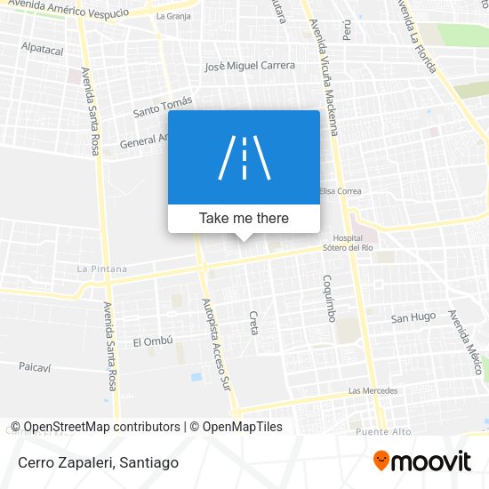 Mapa de Cerro Zapaleri