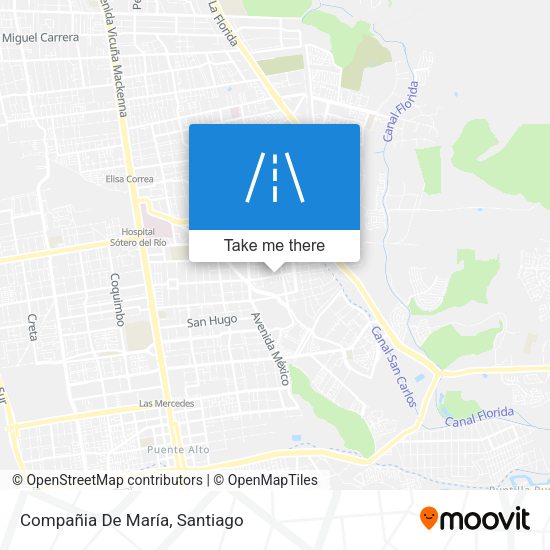 Compañia De María map