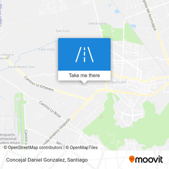 Mapa de Concejal Daniel Gonzalez