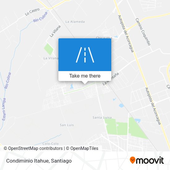 Mapa de Condiminio Itahue
