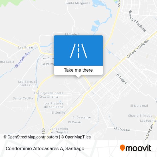 Condominio Altocasares A map