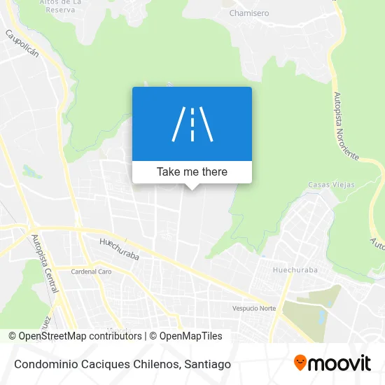 Condominio Caciques Chilenos map