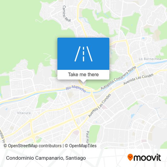 Condominio Campanario map