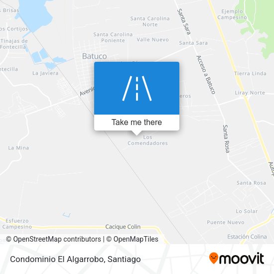 Mapa de Condominio El Algarrobo