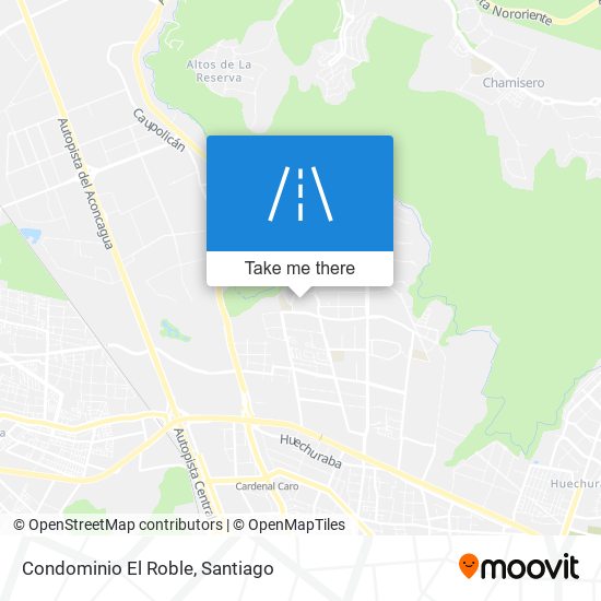 Condominio El Roble map