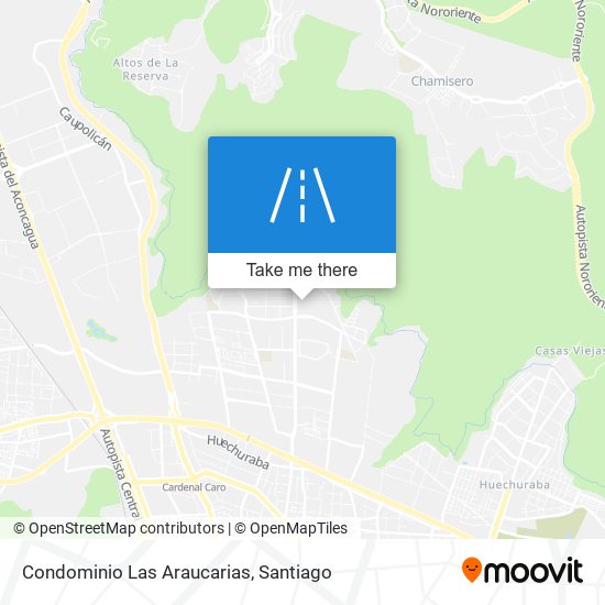 Condominio Las Araucarias map