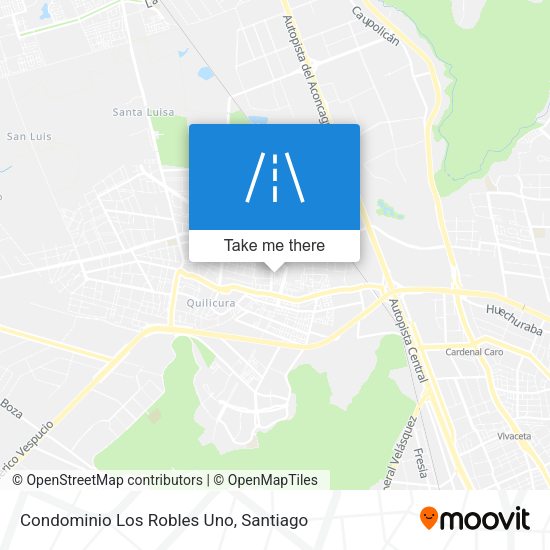 Mapa de Condominio Los Robles Uno